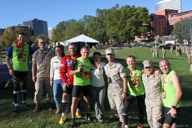 Z Marines na mecie MCM Waszyngton 2014