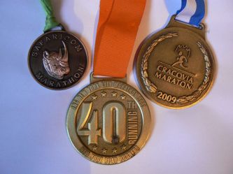Wybrane medale maratońskie