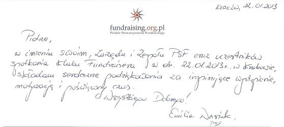 Inspirujące podziękowania