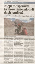Aconcagua info Dziennik Polski 02-2011