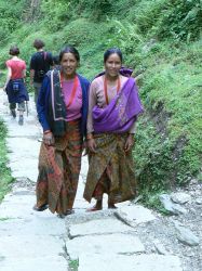 Nepalskie kobiety - Himalaje 2006 r