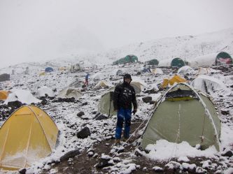 Snieżnie-baza Plaza de Mulas-Aconcagua Expedition 2011