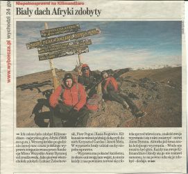 info GW o Kilimanjaro 10-2008