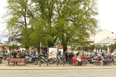 Z moto wizytą w Starym Sączu