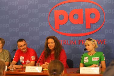 Konferencja prasowa przed wyprawą na Kilimanjaro 2008