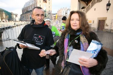 Kwesta na WOŚP z Anią Dymną