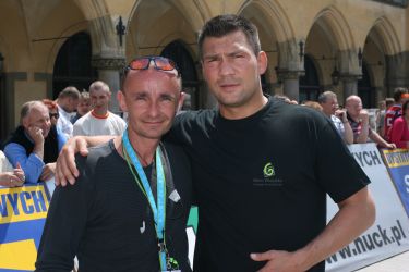Z Tigerem Michalczewskim w trakcie Zwyciężać Mimo Wszystko-Kraków 2008 r