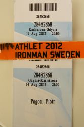 Pierwsze Świadectwo podroży o startu Ironmana