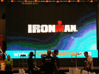 Telebim Kalmar Ironman pasta party