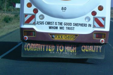 Deklaracja nie tylko kenijskiego kierowcy