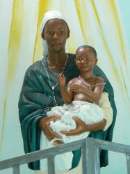 Madonna prawdziwie czarna-równikowe sanktuarium w Subukia_Kenia 2010 r.